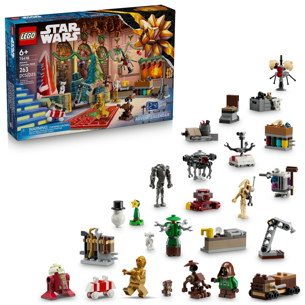 75418 Star Wars TM Advent Calendar 2025 product image 1, provided for visual reference and product detail review