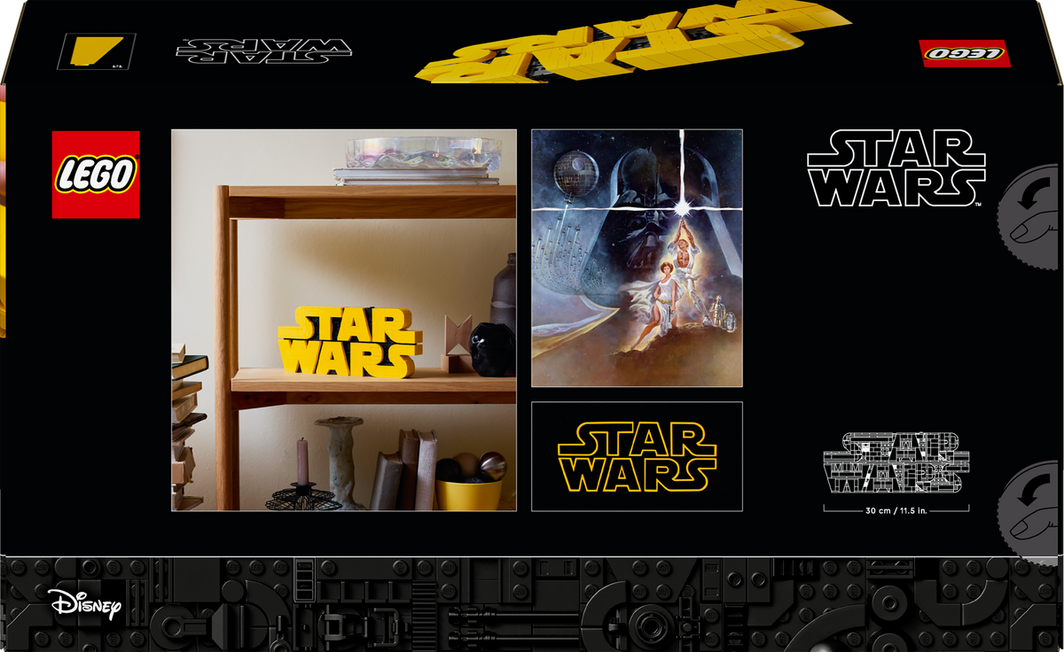 75407 Brick-Built Star Wars Logo Brick-Built Star Wars Logo product image 2, provided for visual reference and product