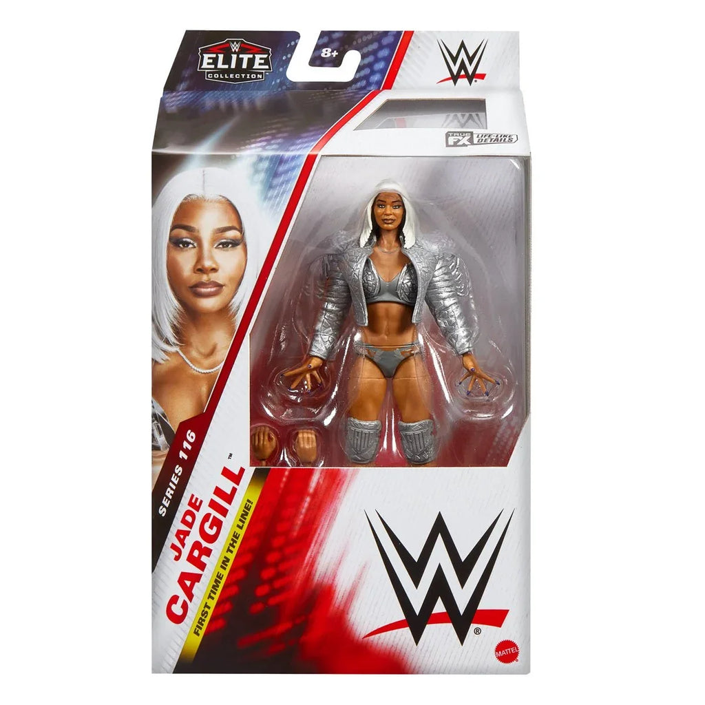 Jade Cargil (WWE Elite, Mattel) SEALED product image 1, provided for visual reference and product detail review
