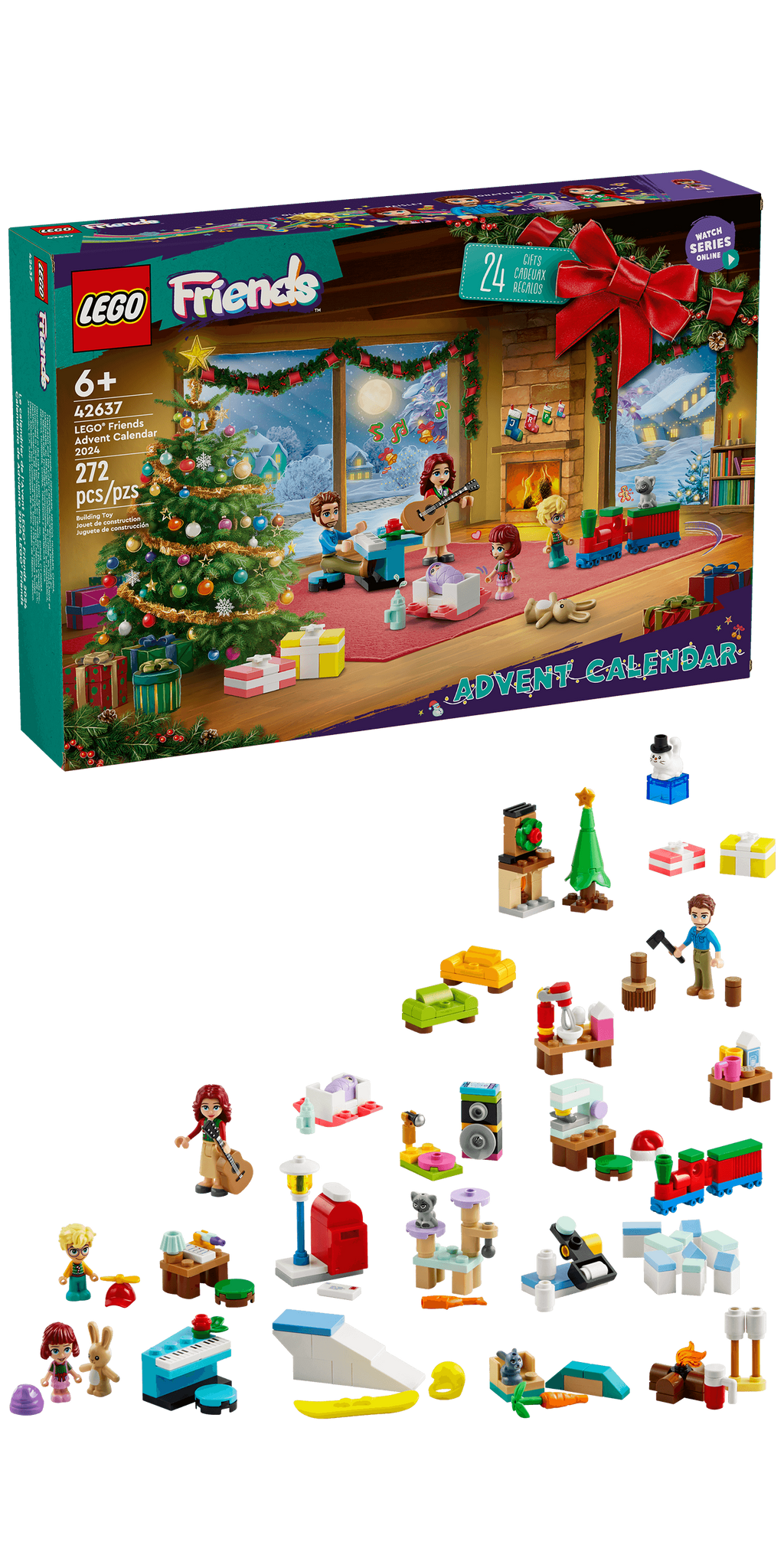 42637 Friends Advent Calendar 2024 product image 2, provided for visual reference and product detail review