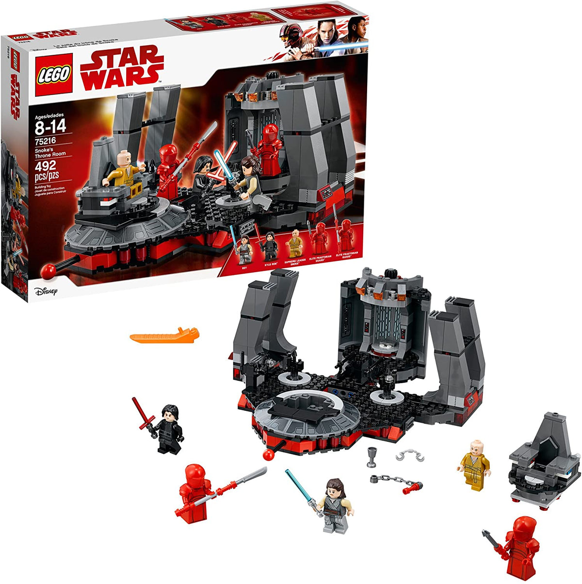 75216 Star Wars Snoke's Throne Room (Retired) (Certified Complete) product image 1, provided for visual reference and