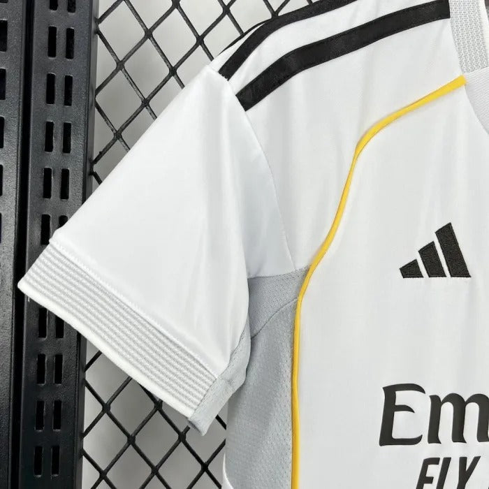 Kids Real Madrid Home Jersey 25/26 Football Kit Soccer product image 3