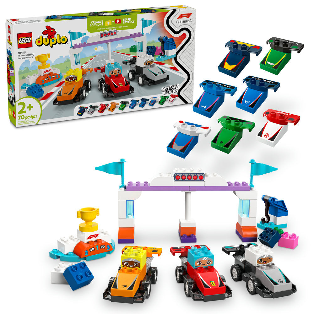 10445 F1 Team Race Cars & Drivers product image 1, provided for visual reference and product detail review