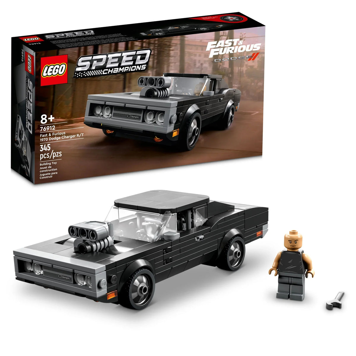 76912 Fast & Furious 1970 Dodge Charger R/T (Retired) (Certified Complete) product image 1, provided for visual reference