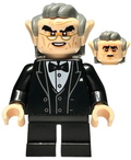 HP457 Goblin - Black Tuxedo, Dark Bluish Gray Hair, Glasses product image 1, provided for visual reference and product