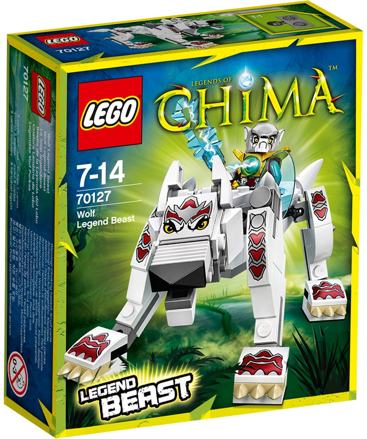 70127 70127 Wolf Legend Beast (Retired) (New Sealed) product image 1, provided for visual reference and product detail review