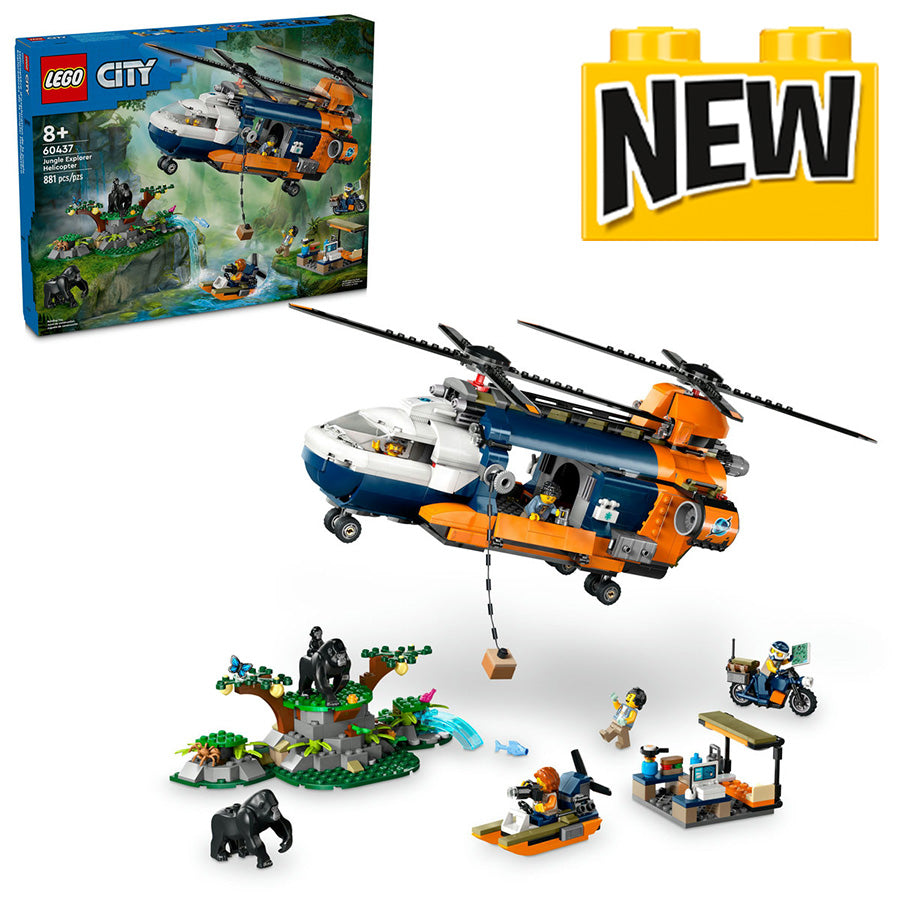 60437 LEGO City: Jungle Explorer Helicopter at Base Camp