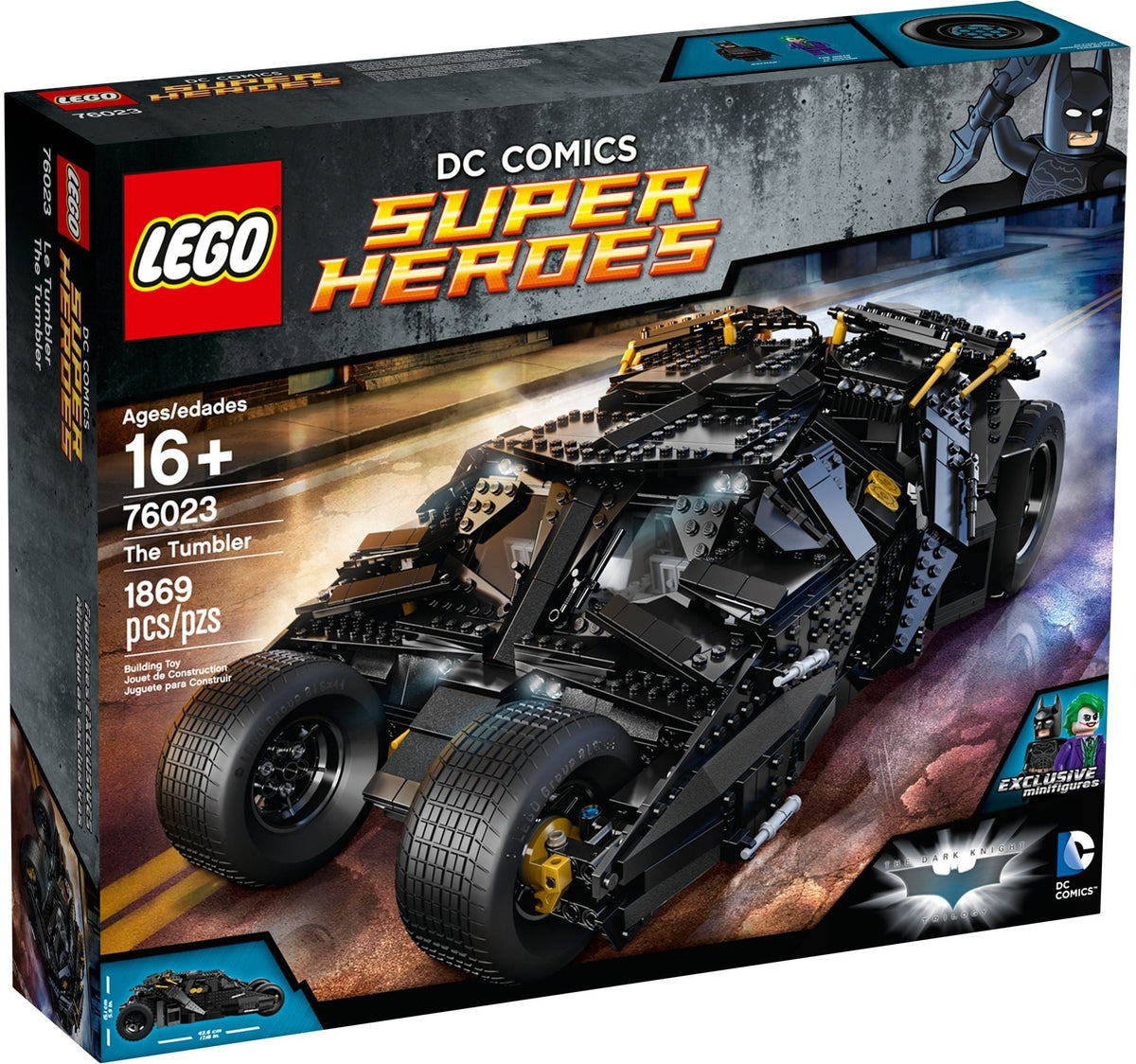 76023 LEGO Batman: The Tumbler (Retired) (Certified Complete) product image 1, provided for visual reference and product