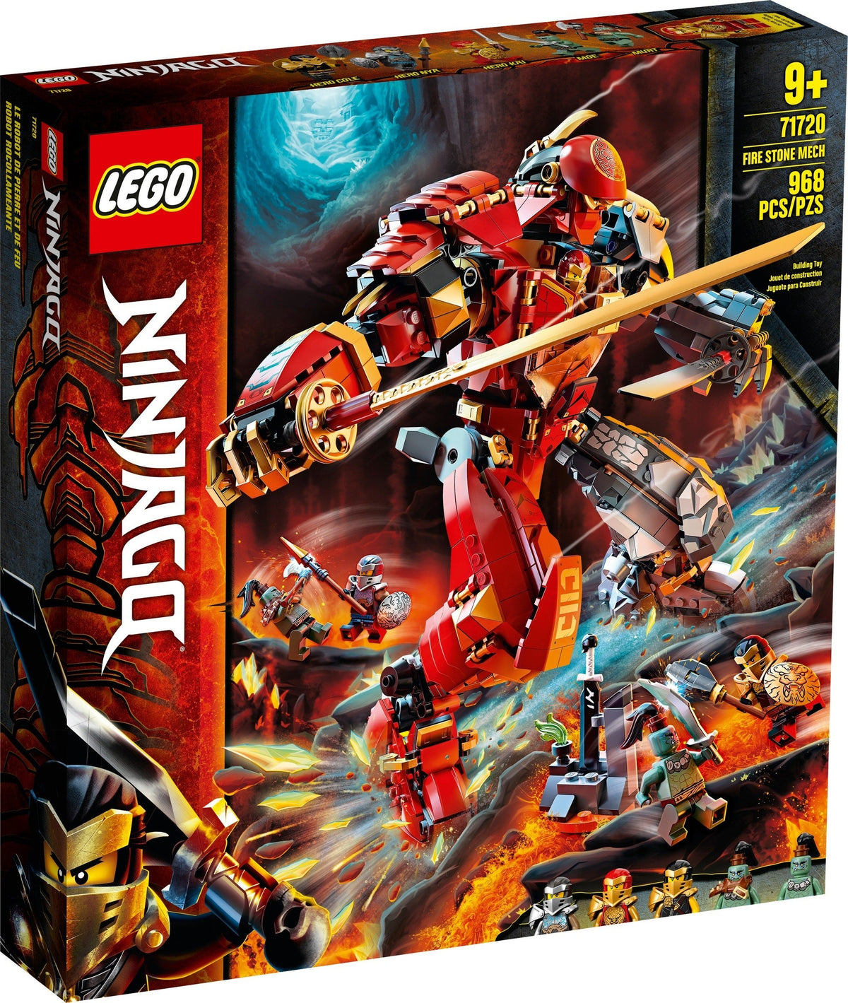 71720 Fire Stone Mech (Retired) (New Sealed) product image 1, provided for visual reference and product detail review