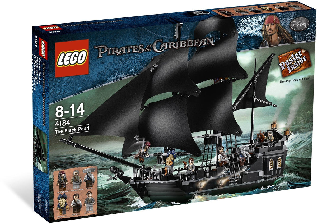 4184 LEGO Pirates The Black Pearl (Retired) (New Sealed) product image 1, provided for visual reference and product detail