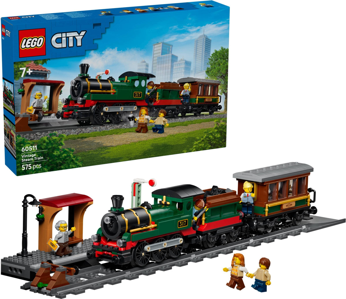 60511 Vintage Steam Train product image 1, provided for visual reference and product detail review