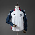 Manchester United Windbreaker 2025-26 White Football Soccer product image 1