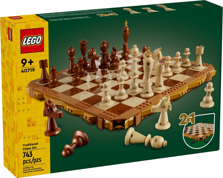 40719 Traditional Chess Set (Certified Complete)