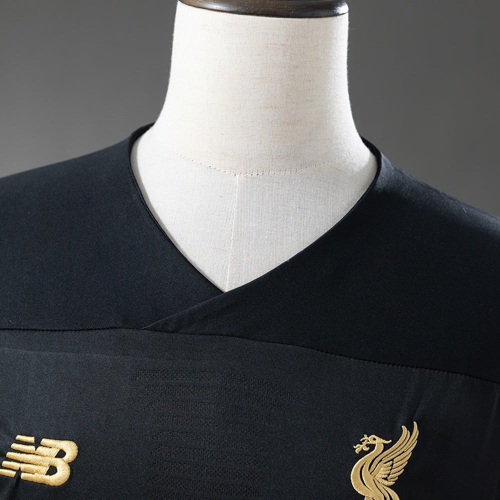 Retro Liverpool Black Jersey 2019-20 Football Kit Soccer product image 4
