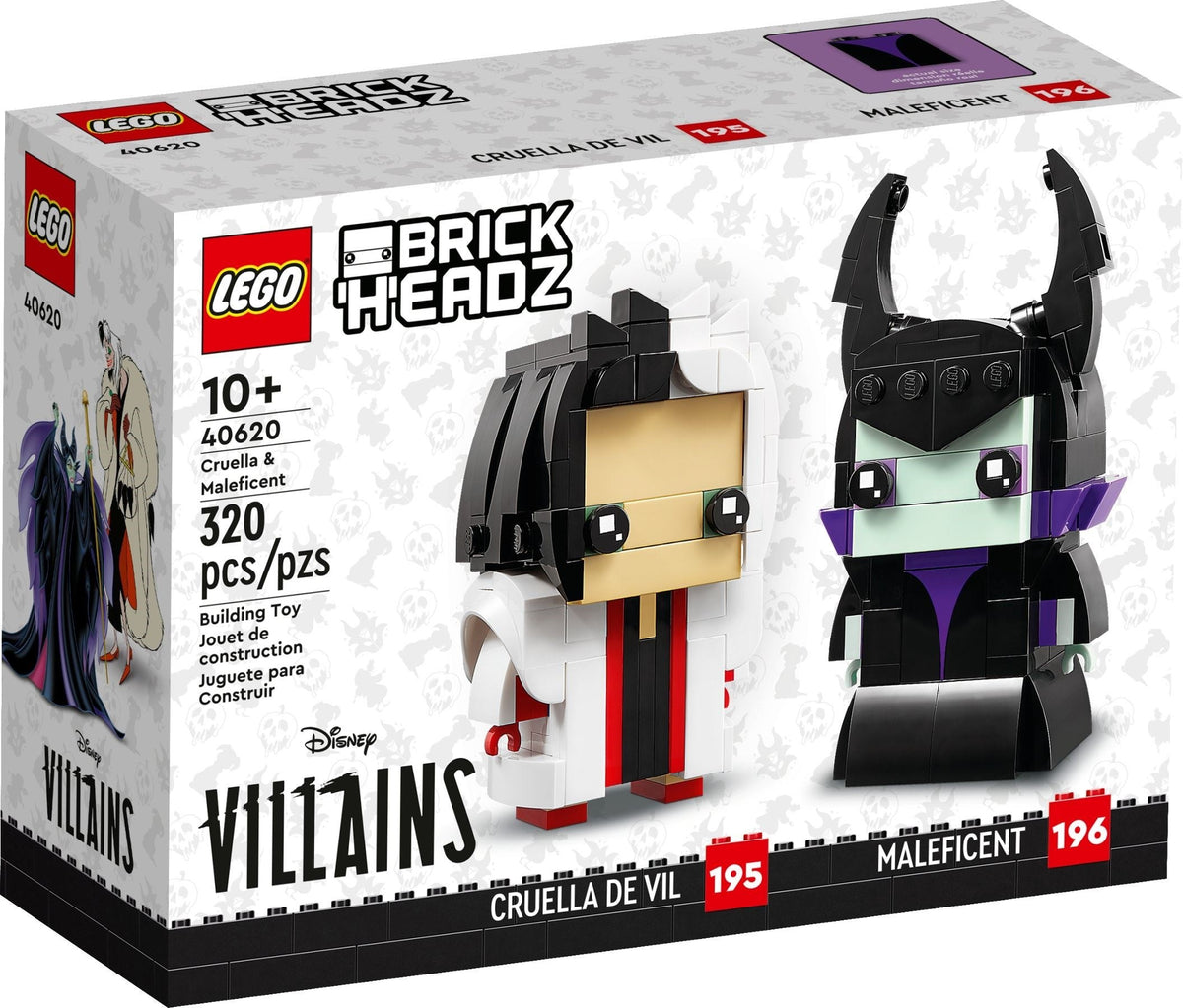 40620 Cruella & Maleficent (Retired) (New Sealed) product image 1, provided for visual reference and product detail review
