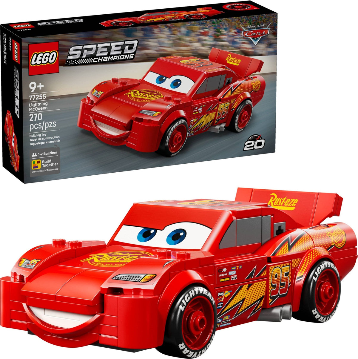 77255 Lightning McQueen product image 1, provided for visual reference and product detail review