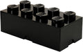 40040633 Brick 8 Knobs Large Stackable Storage Box Black product image 1, provided for visual reference and product detail