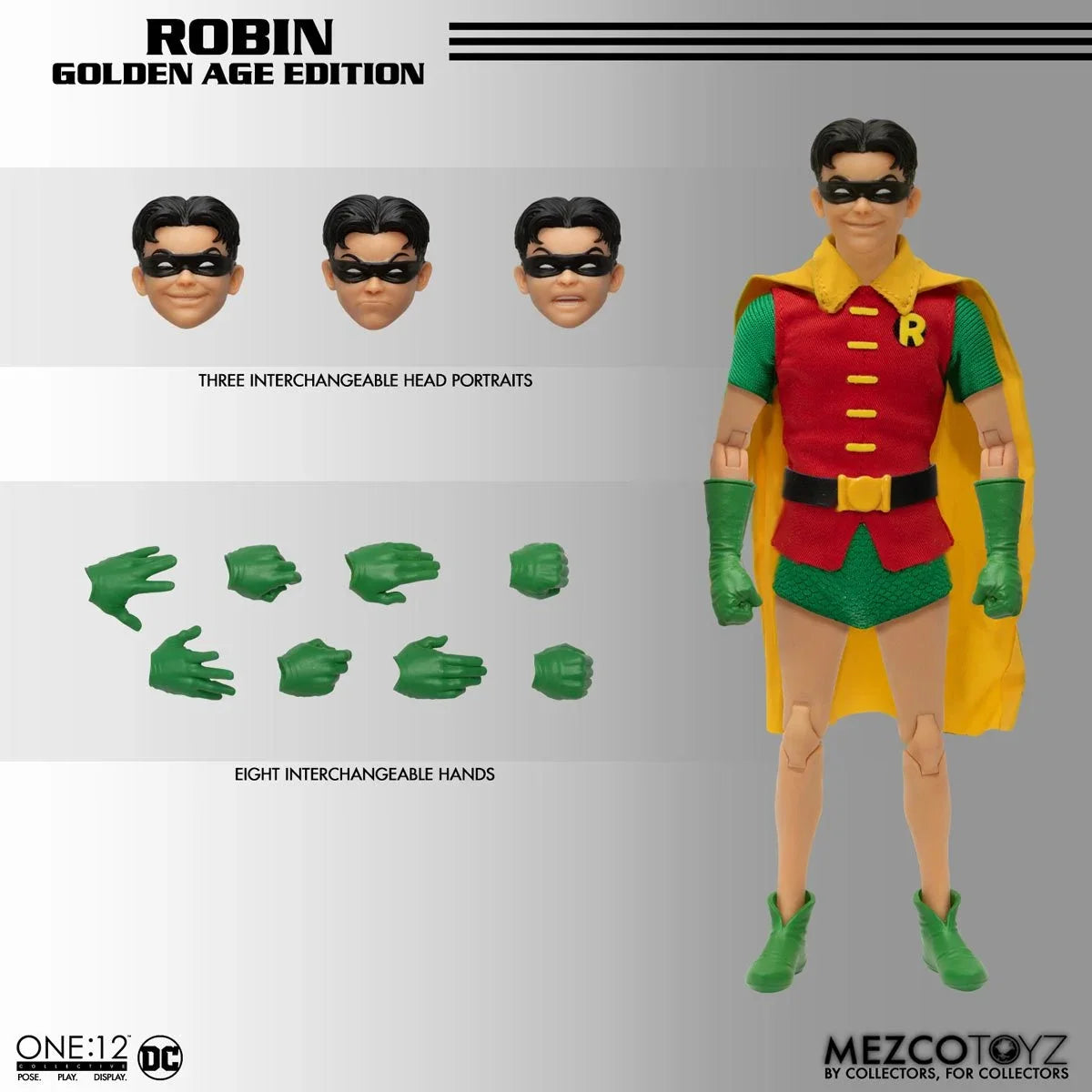 Golden Age Robin (Mezco One:12, Batman) product image 1, provided for visual reference and product detail review
