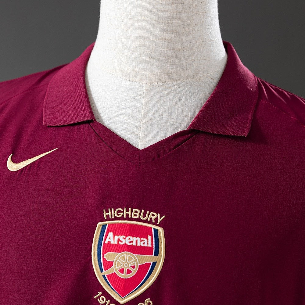 Arsenal Jersey 2005/06 Home Retro Football Kit product image 6