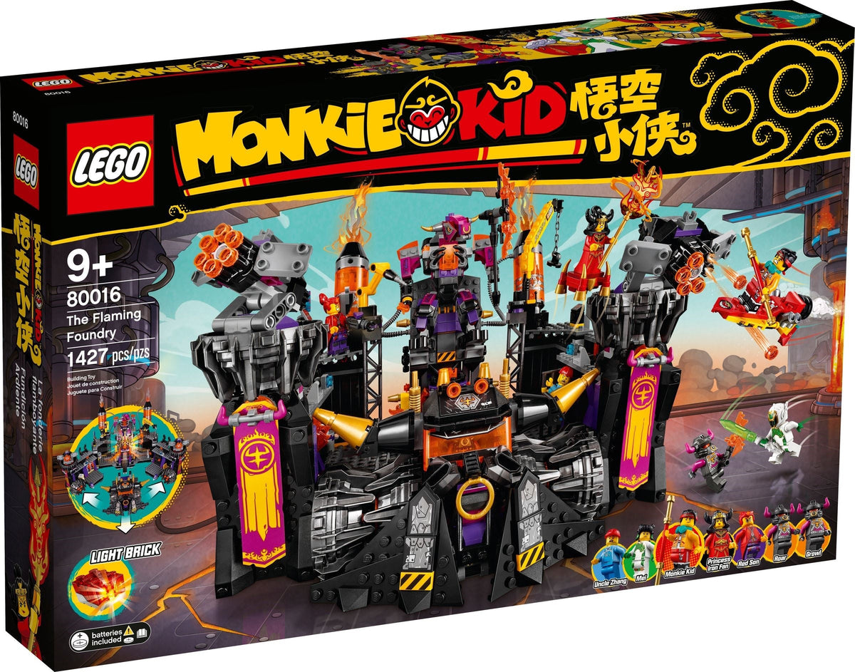80016 The Flaming Foundry (Retired) (New Sealed) product image 1, provided for visual reference and product detail review