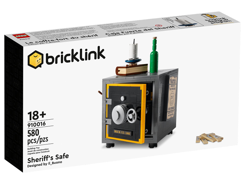 910016 Sheriff’s Safe Bricklink Designer (Retired) (New Sealed) product image 1, provided for visual reference and product