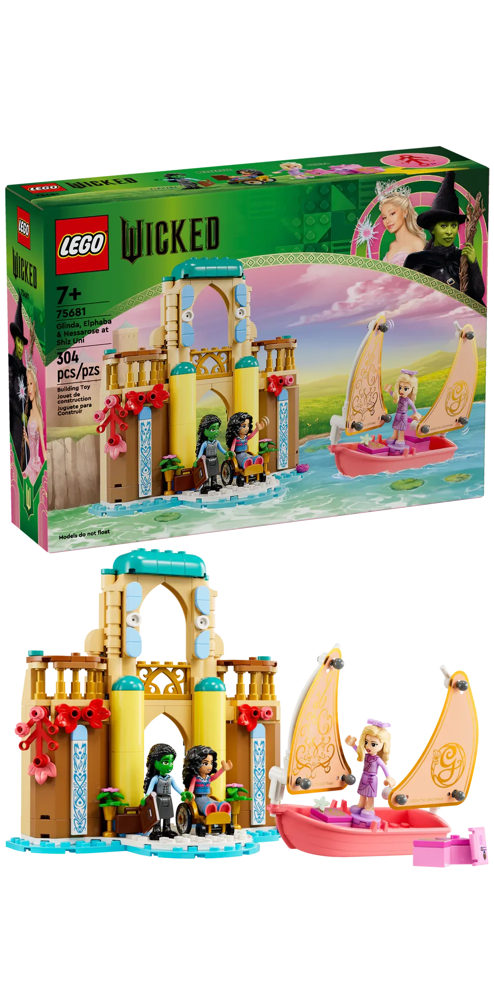 75681 Wicked Glinda, Elphaba & Nessarose at Shiz University product image 1, provided for visual reference and product