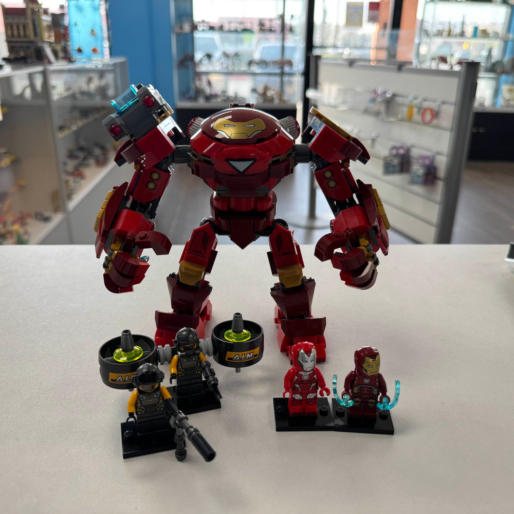 76164 Iron Man Hulkbuster versus A.I.M. Agent (Retired) (Previously Owned)