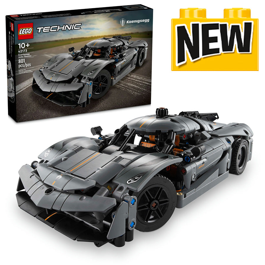 42173 LEGO Technic: Koenigsegg Jesko Absolut Grey Hypercar product image 1, provided for visual reference and product detail