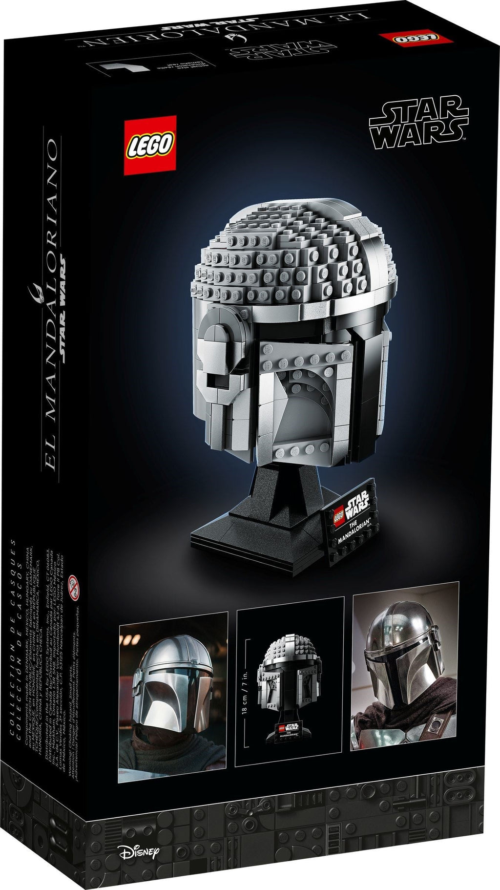 75328 The Mandalorian Helmet (Certified Complete) product image 3, provided for visual reference and product detail review