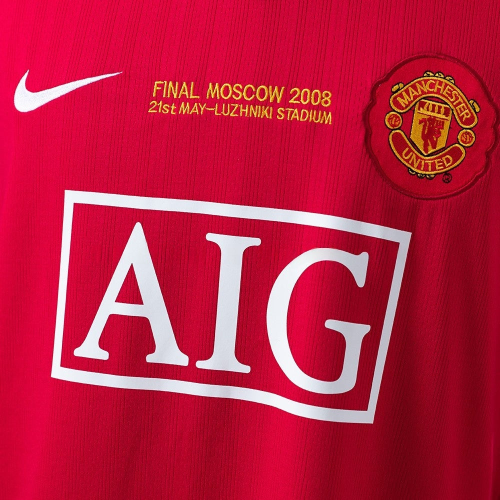 Manchester United Jersey 2007/08 Retro Home Football Kit product image 6