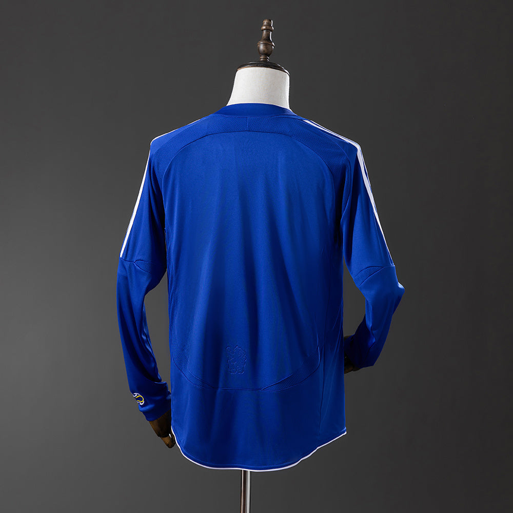 Chelsea Jersey 2006/07 Home Retro Football Kit Long Sleeves product image 2