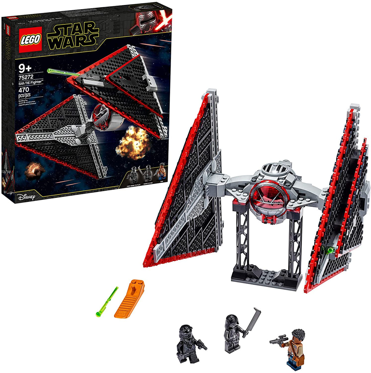 75272 Sith TIE Fighter (Retired) (Certified Complete) product image 1, provided for visual reference and product detail
