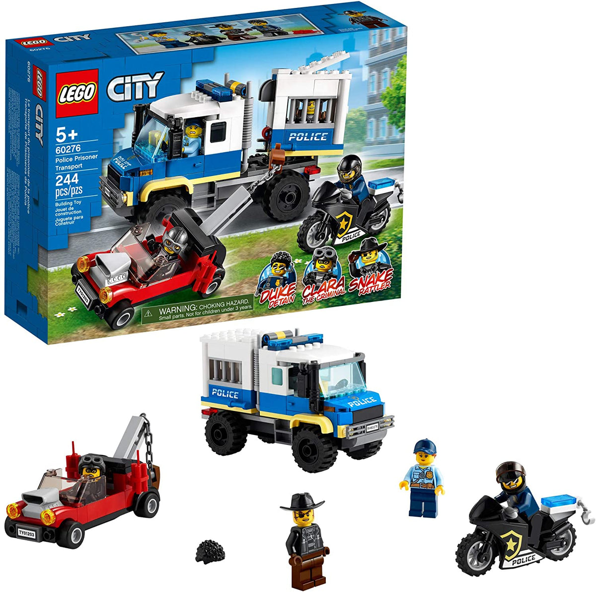 60276 Police Prisoner Transport (Retired) (Certified Complete) product image 1, provided for visual reference and product