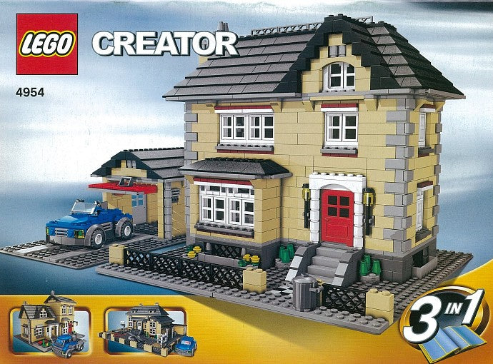 4954 LEGO Creator: Model Town House (Retired) (Certified Complete) product image 3, provided for visual reference and
