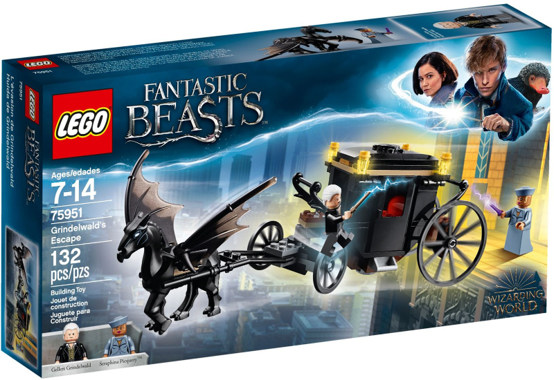 75951 LEGO Harry Potter: Grindelwald's Escape (Retired) (Open Box Sealed Bags) product image 1, provided for visual