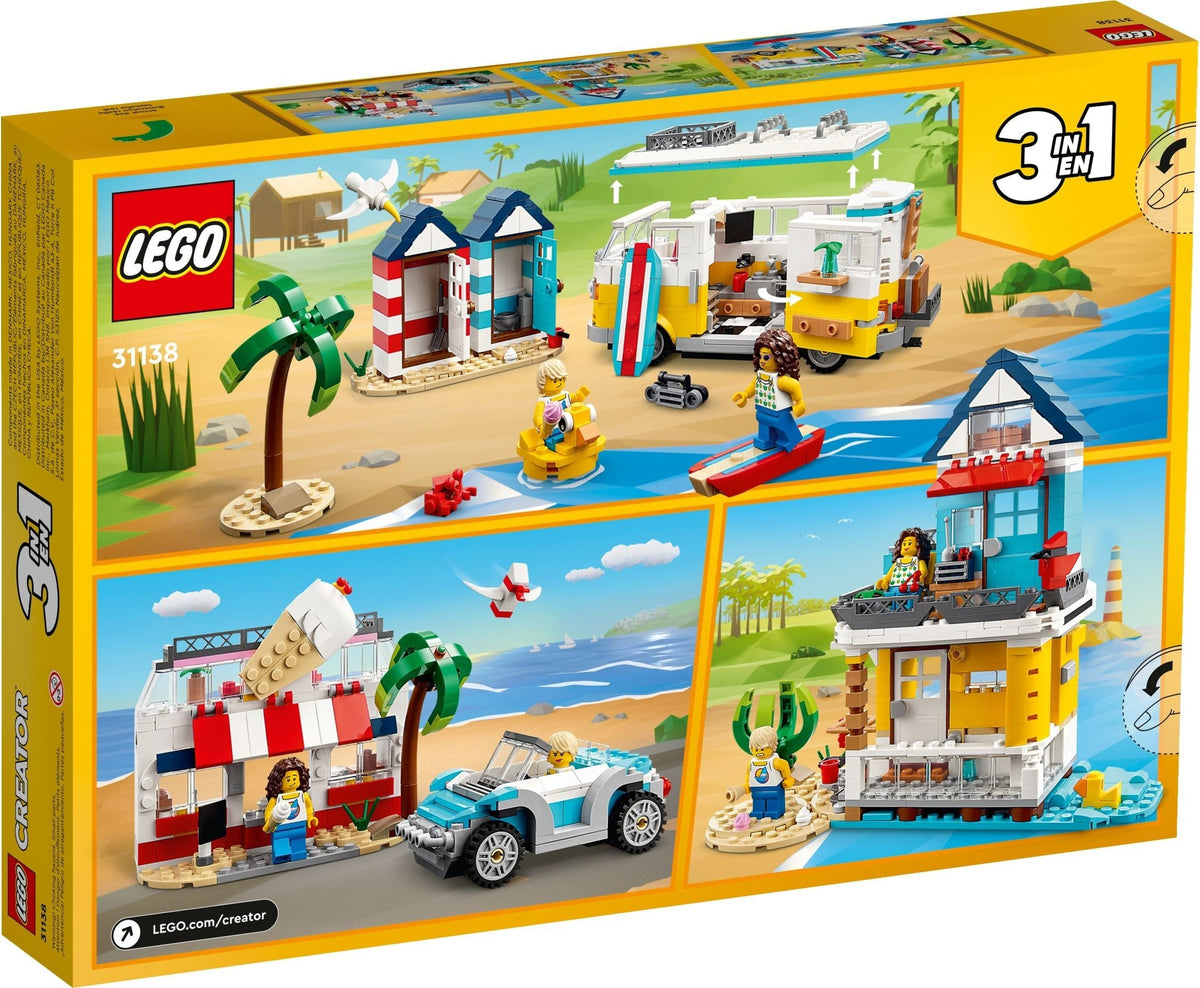 31138 LEGO Creator: Beach Camper Van (Certified Complete) (Retired) product image 3, provided for visual reference and