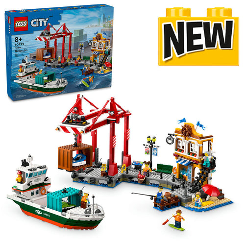 60422 LEGO City: Seaside Harbor with Cargo Ship product image 1, provided for visual reference and product detail review