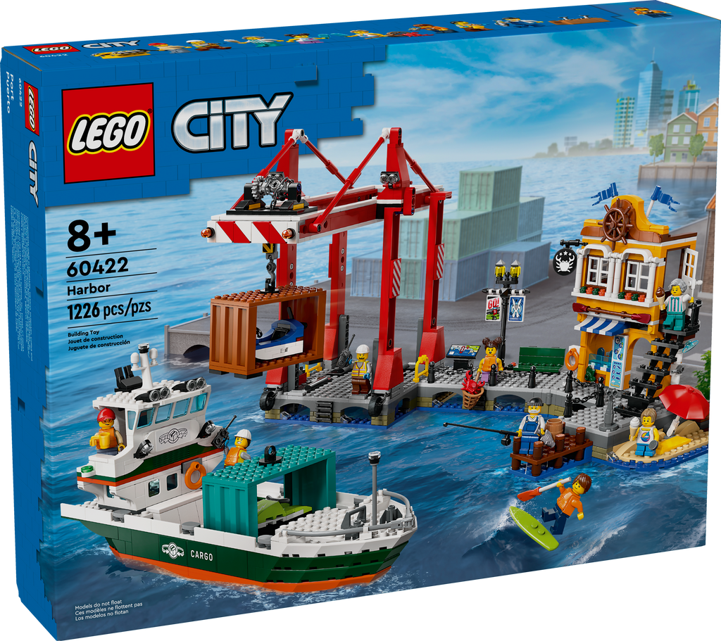 60422 LEGO City: Seaside Harbor with Cargo Ship product image 3, provided for visual reference and product detail review