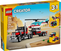 31146 Flatbed Truck with Helicopter product image 1, provided for visual reference and product detail review