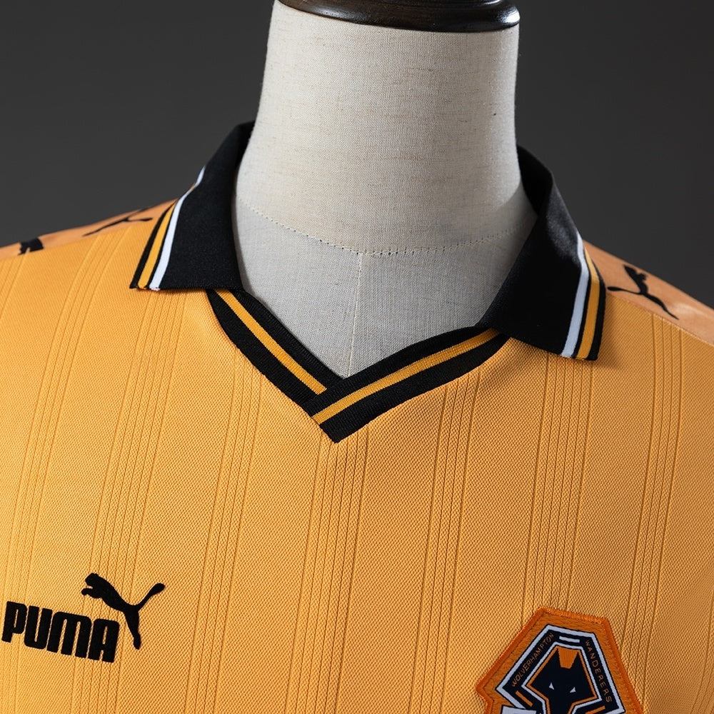 Retro Wolves Home Jersey 1998-99 Long Sleeves Football Kit product image 7