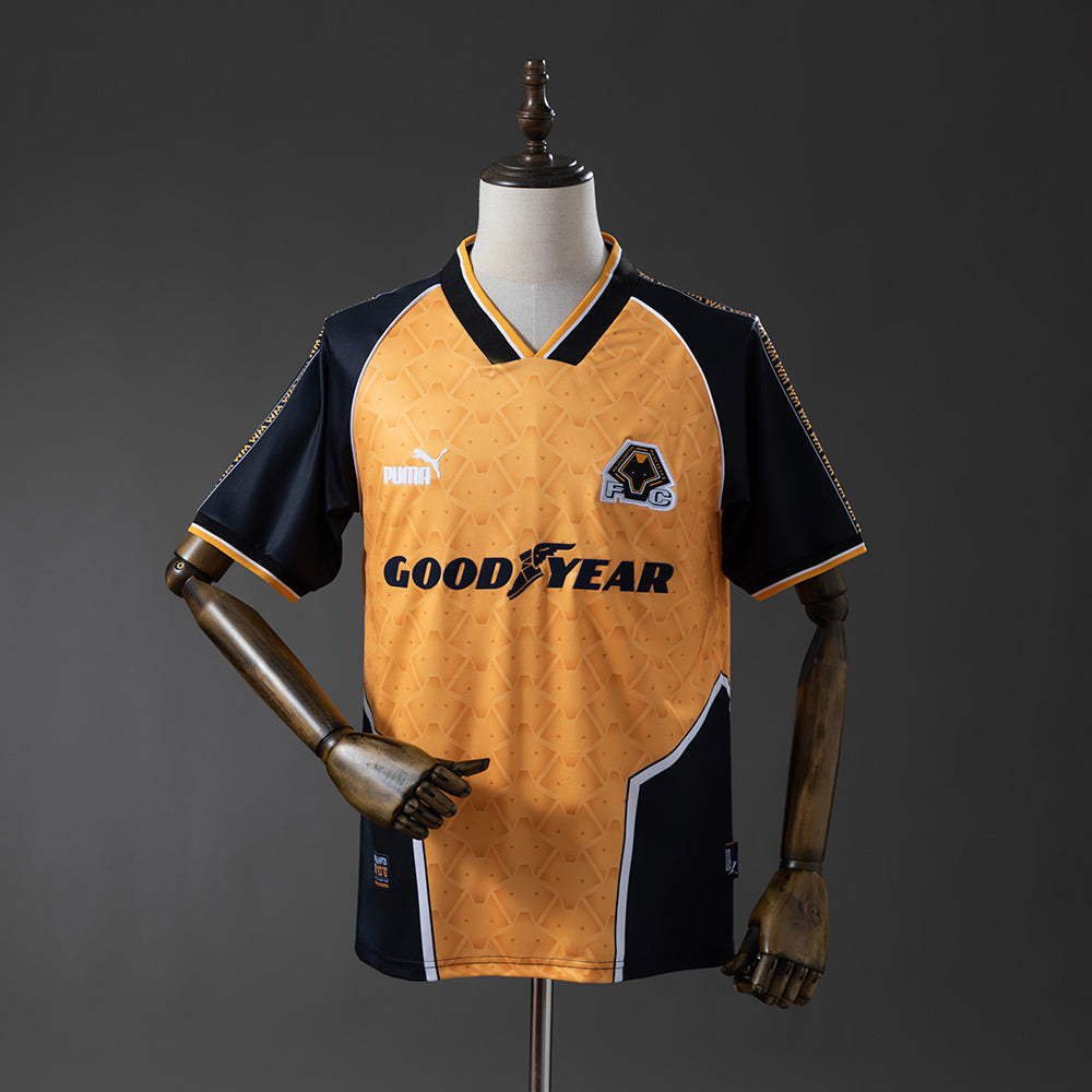Wolves Jersey 1996-98 Home Retro Football Kit product image 1