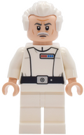 SW1470 Admiral Wullf Yularen - White Uniform, White Swept Back Hair product image 1, provided for visual reference and