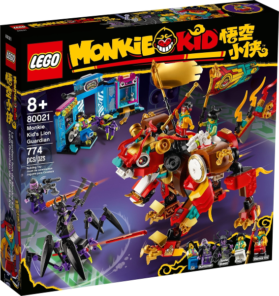 80021 Monkie Kid's Lion Guardian (Retired) (New Sealed) product image 1, provided for visual reference and product detail
