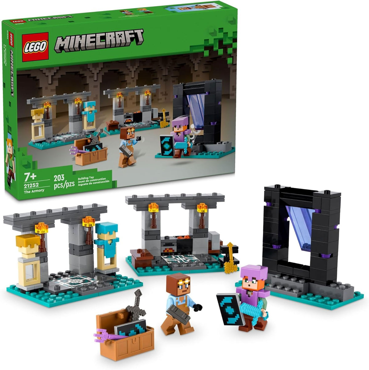 21252 LEGO Minecraft: The Armory product image 1, provided for visual reference and product detail review