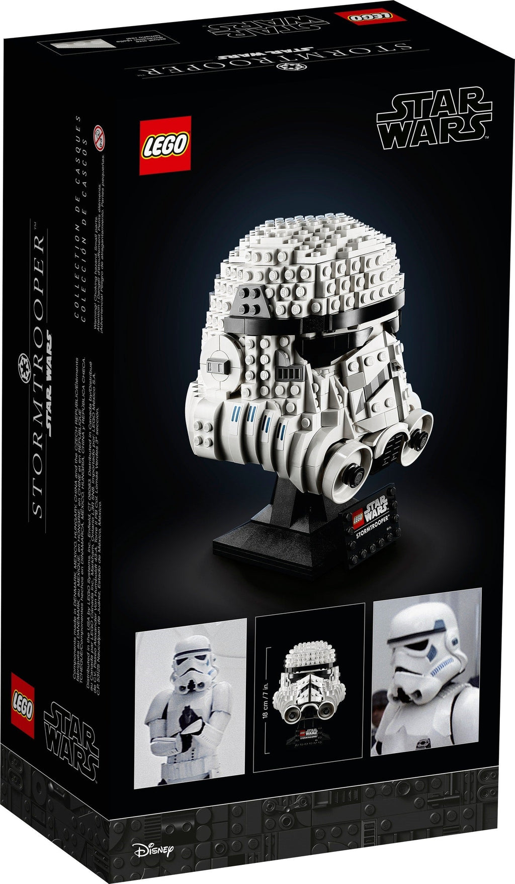 75276 LEGO Star Wars Stormtrooper Helmet (Retired) (Open Box, Sealed Bags) product image 3, provided for visual reference