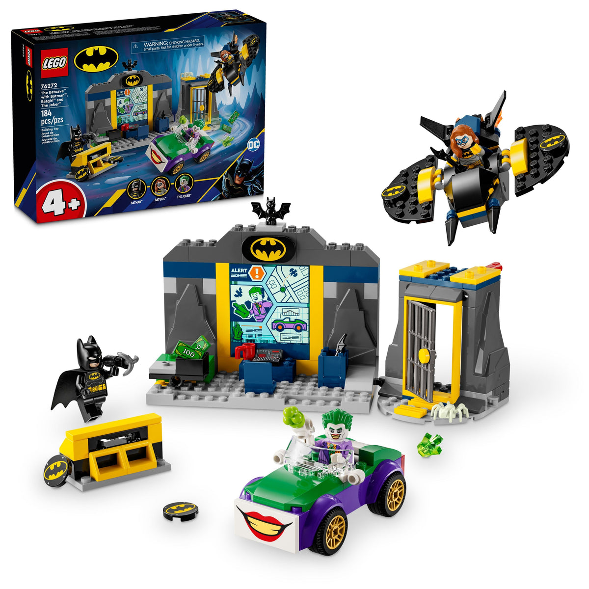 76272 LEGO The Batcave™ with Batman™, Batgirl™ and The Joker… product image 2, provided for visual reference and product