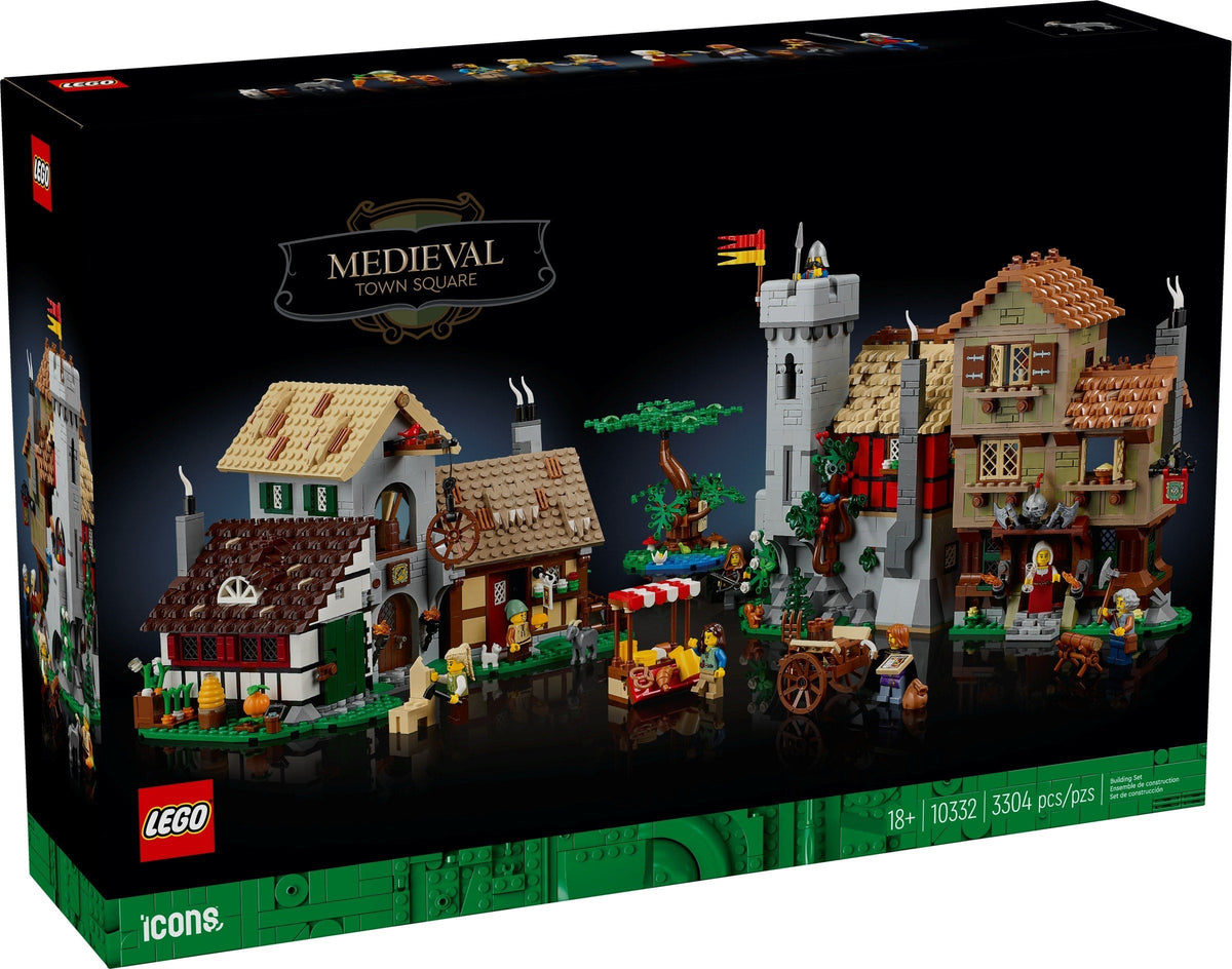 10332 Medieval Town Square (Retired) (New Sealed) product image 1, provided for visual reference and product detail review