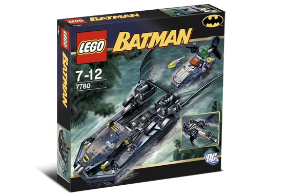 7780 The Batboat: Hunt for Killer Croc (Retired) (Certified Complete) product image 1, provided for visual reference and