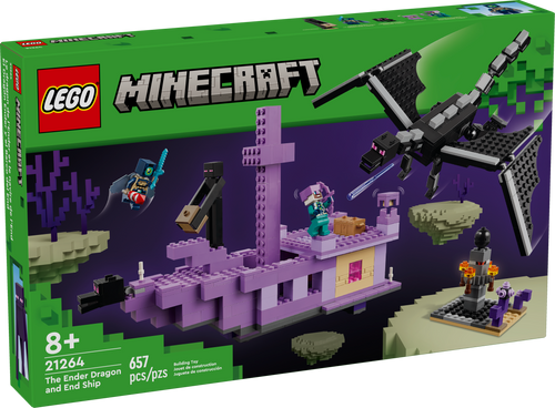 21264 LEGO Minecraft: The Ender Dragon and End Ship product image 2, provided for visual reference and product detail review