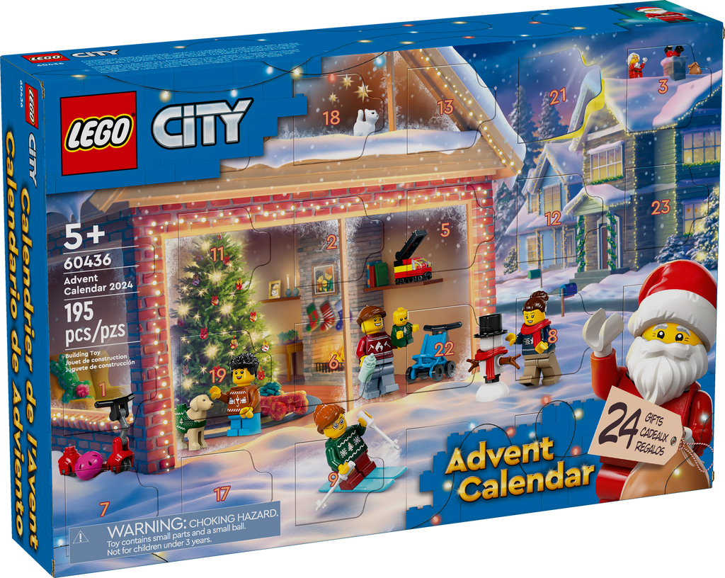 60436 City Advent Calendar 2024 product image 3, provided for visual reference and product detail review